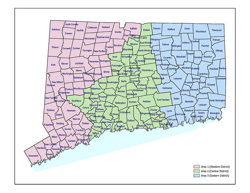 Service Forestry Area Map